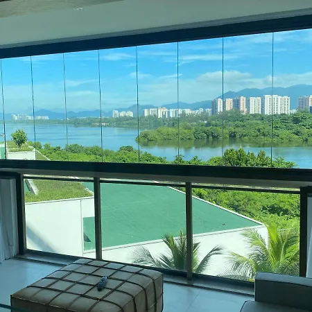 Apto de frente para a praia com vista pra lagoa-2